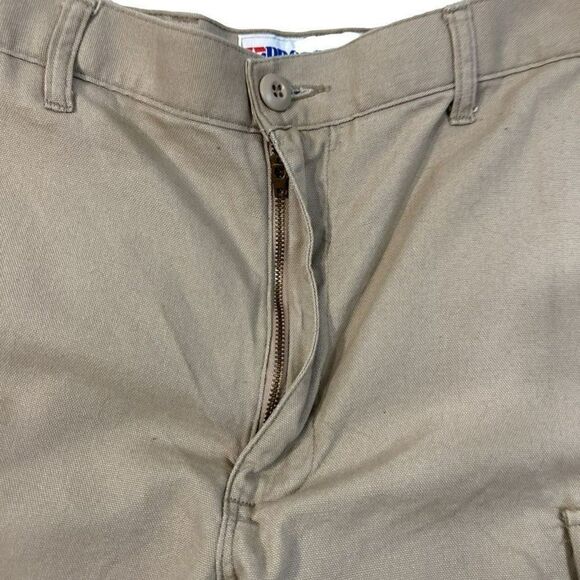 Propper Mens Cargo Shorts Beige Flat Front Pockets 100% Cotton Medium - Picture 11 of 14